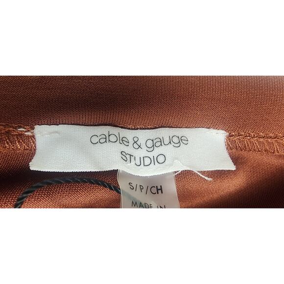 Cable & Gause Studio Yummy Sand washed Supersoft 3/4 Sport Size Small - Picture 6 of 10